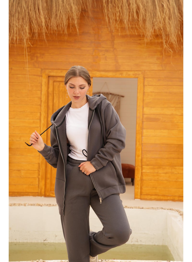 AMICI Heavyweight Charcoal sweatpants - Image 4